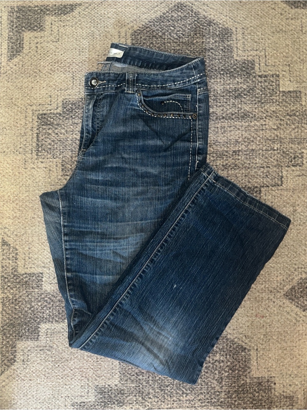 Christopher & Banks Dark Blue Denim Jeans